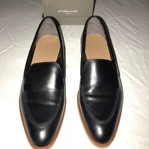 Black loafers in Women